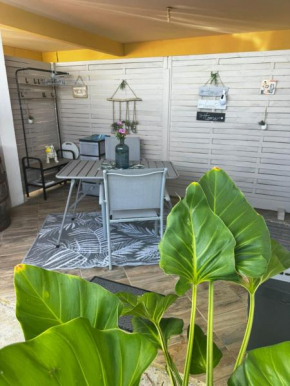 Mignon studio avec veranda à 10 mn du centre en voiture